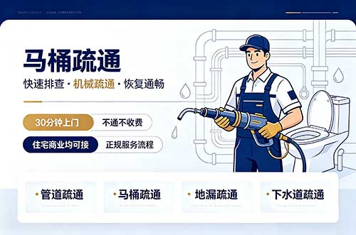商洛马桶疏通