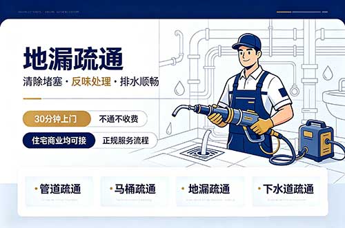 商洛地漏疏通
