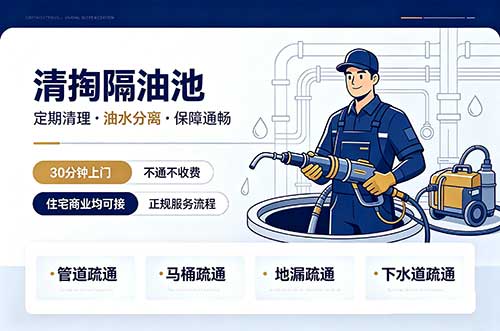 商洛清掏隔油池